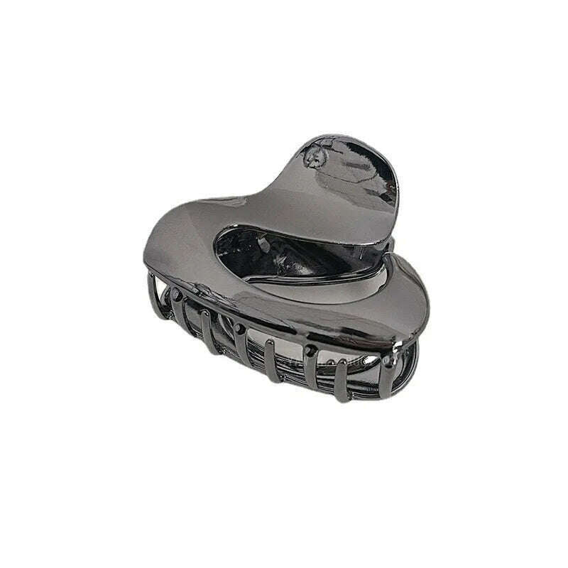 Elegant Hollow Geometric Metal Hair Claw
