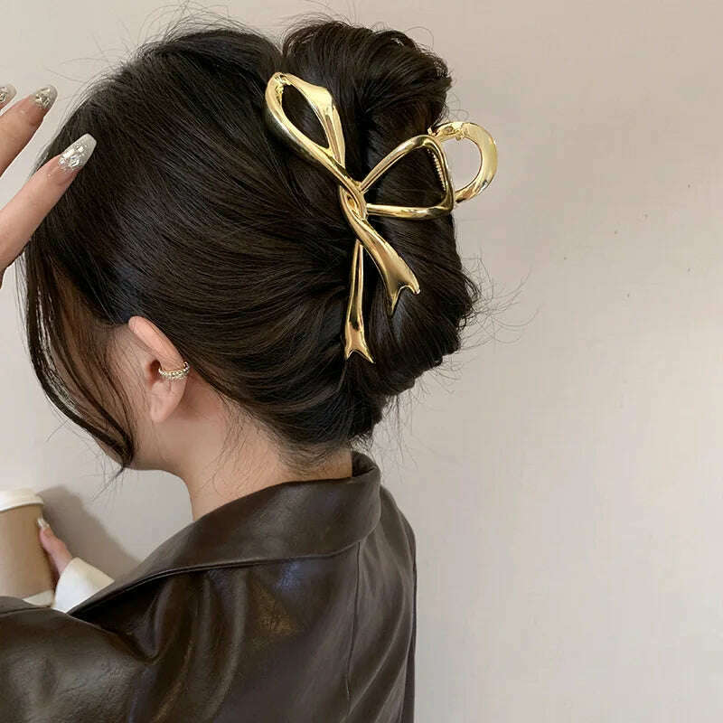 2024 Parcce Vintage Ribbon Bow Hair Claws