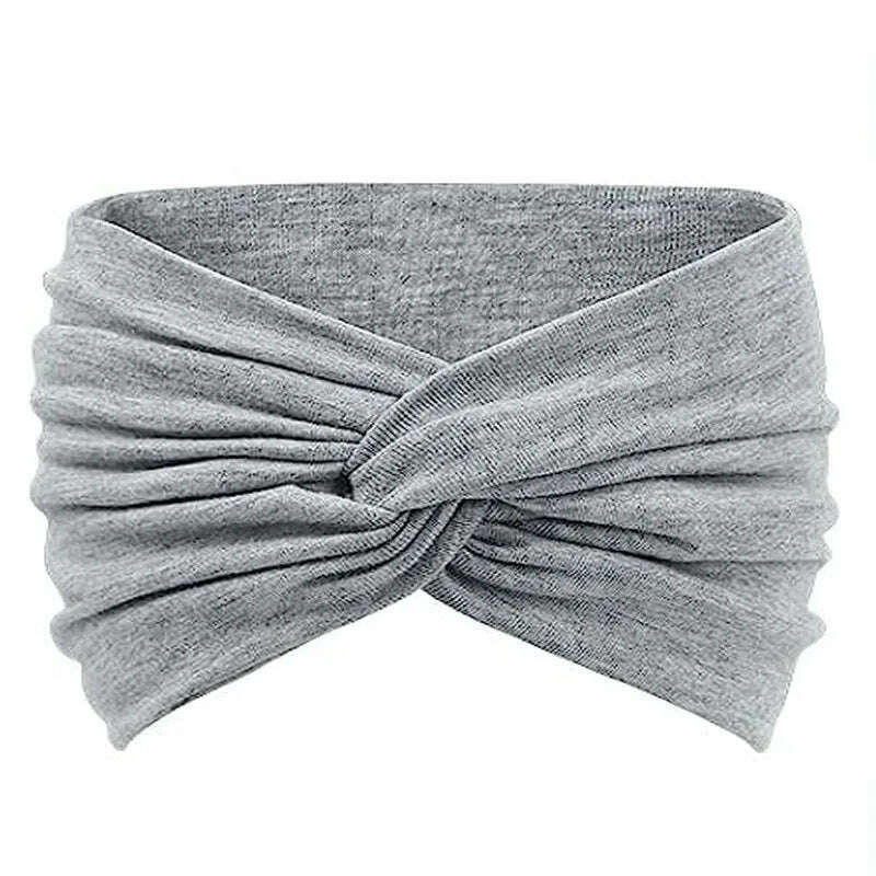 Leopard Print Yoga Headband for Women
