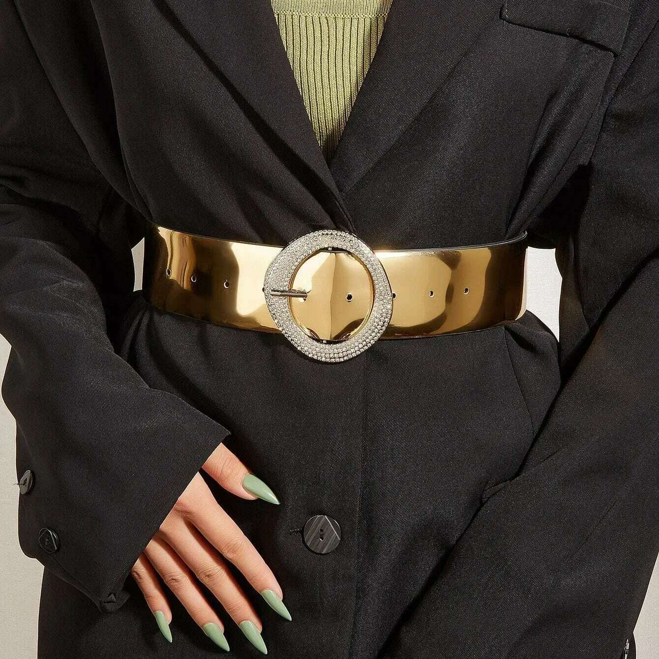 2024 High-Quality Gold Belt for Women