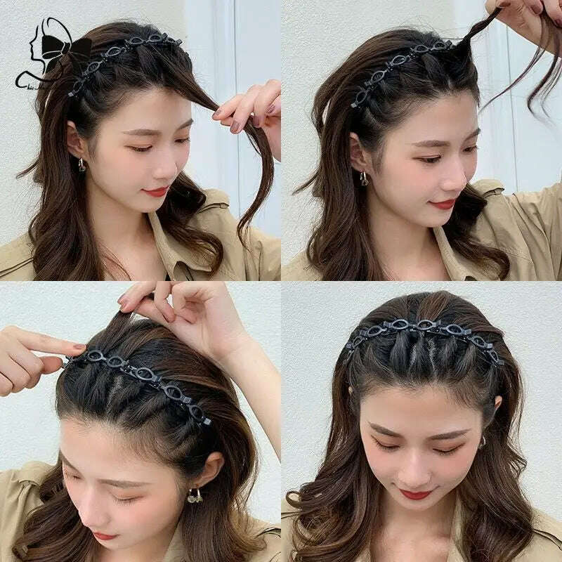 2024 Double Band Non-Slip Headbands for Women.