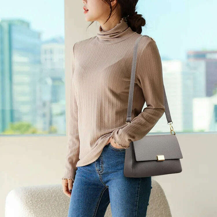 2024 New Trend Fashion Genuine Leather Crossbody Shoulder Bag