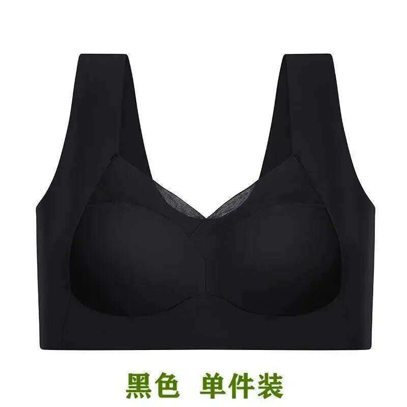 Seamless Large Size Bra: Anti-Sagging, Wire-Free, Comfortable - D&M Boutique