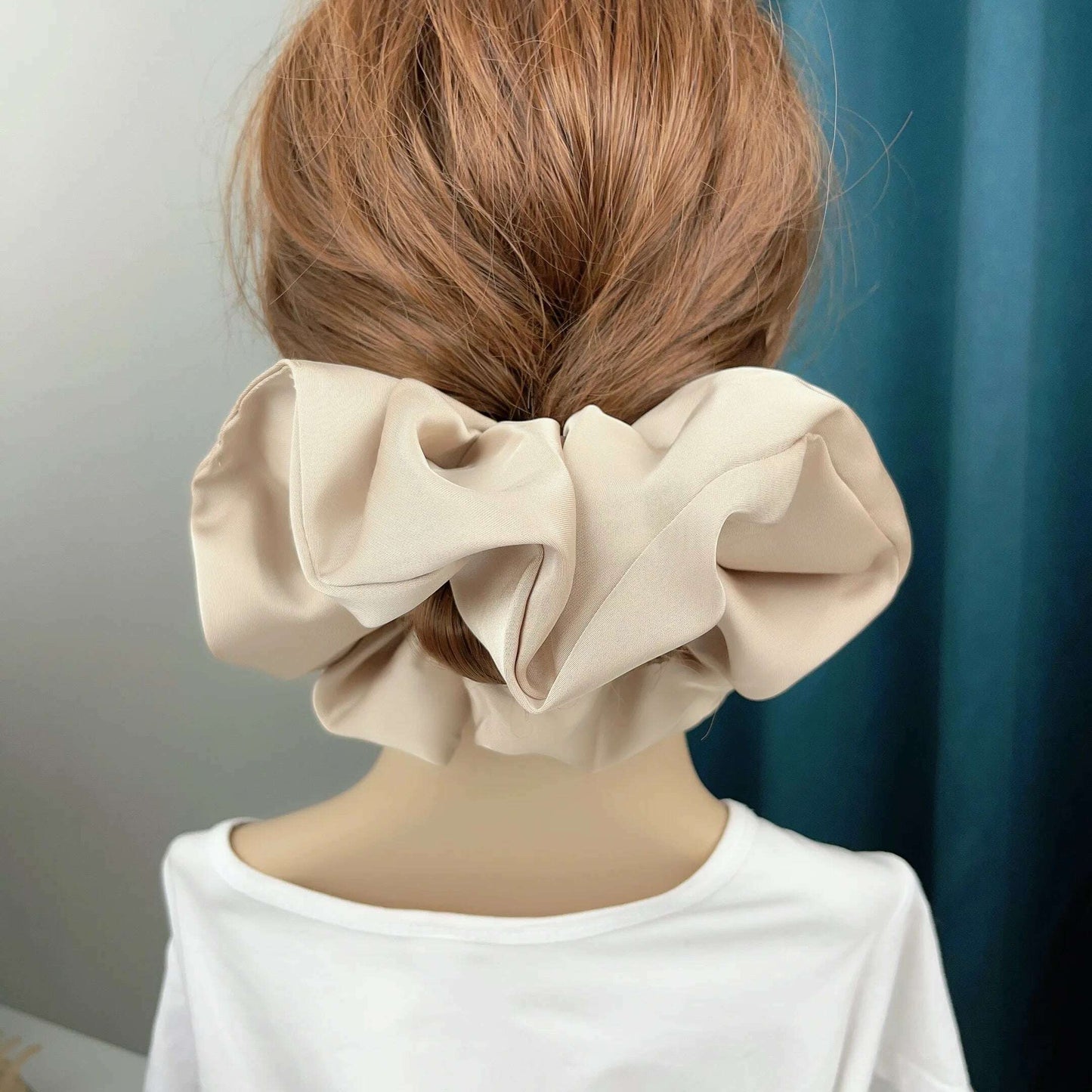 Oversize Satin Scrunchies Elastic Hair Ties