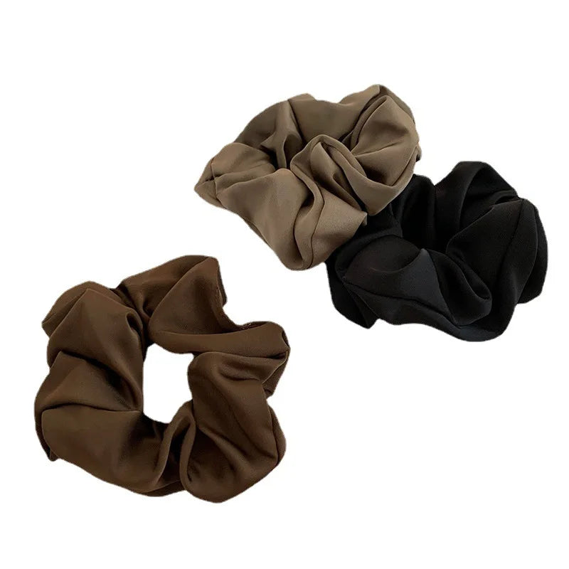 Elegant Silk Elastic Hair Band Scrunchie