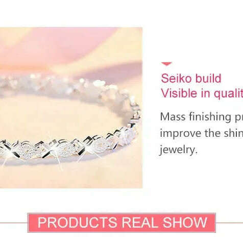 High Quality 925 Sterling Silver Bracelet for Women