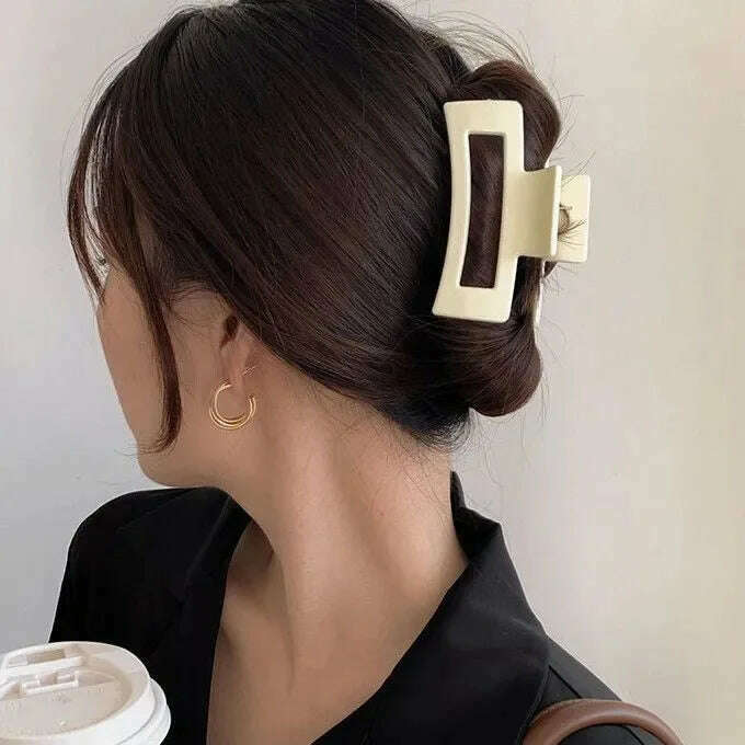 Korean Large Plastic Hair Claw