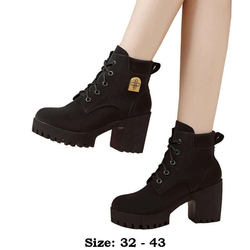 Elegant High Heel Ankle Boots for Women