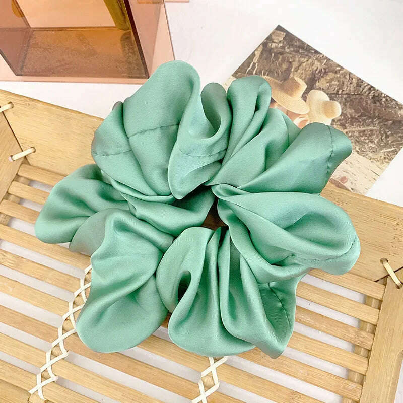 Silky Satin Hair Scrunchies for Women & Girls