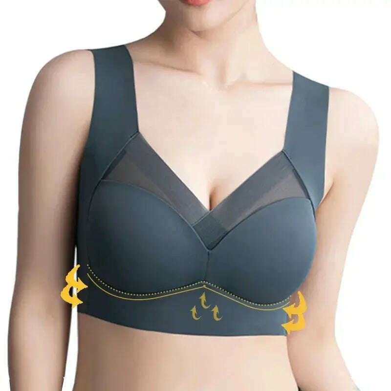 Seamless Large Size Bra: Anti-Sagging, Wire-Free, Comfortable - D&M Boutique
