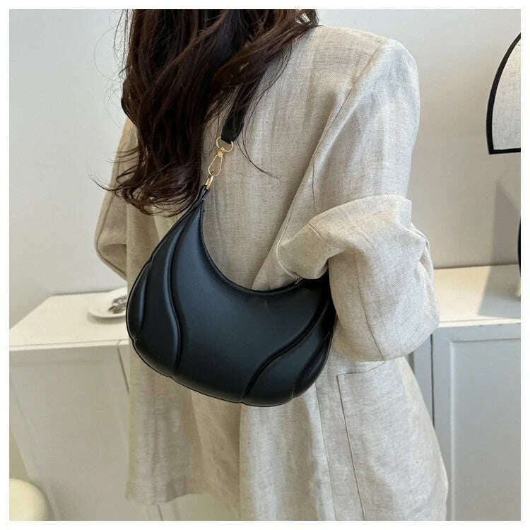 Retro Leather Shoulder Bags - Simple & Stylish Design