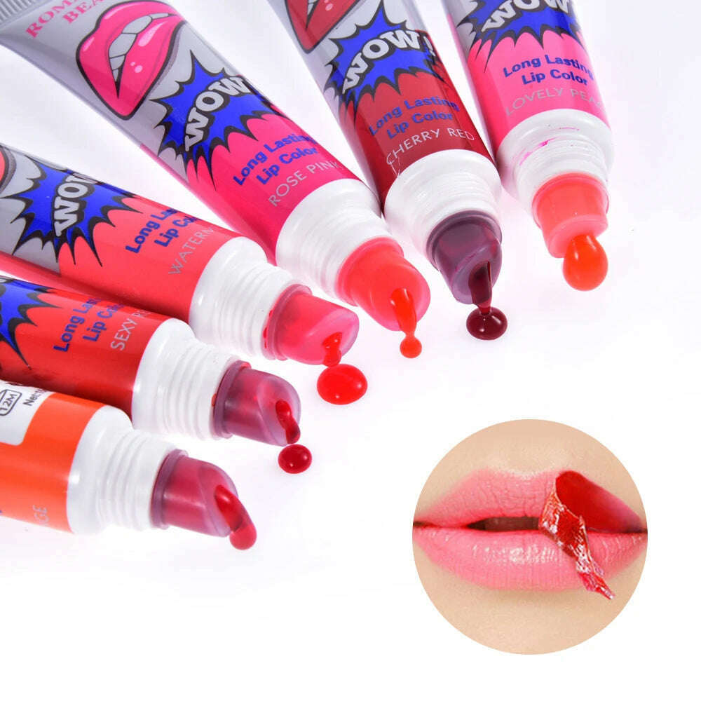 Peel-Off Liquid Lipstick – Waterproof, Long-Lasting