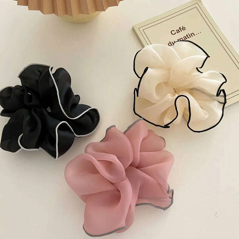 Summer Organza Silk Scrunchies