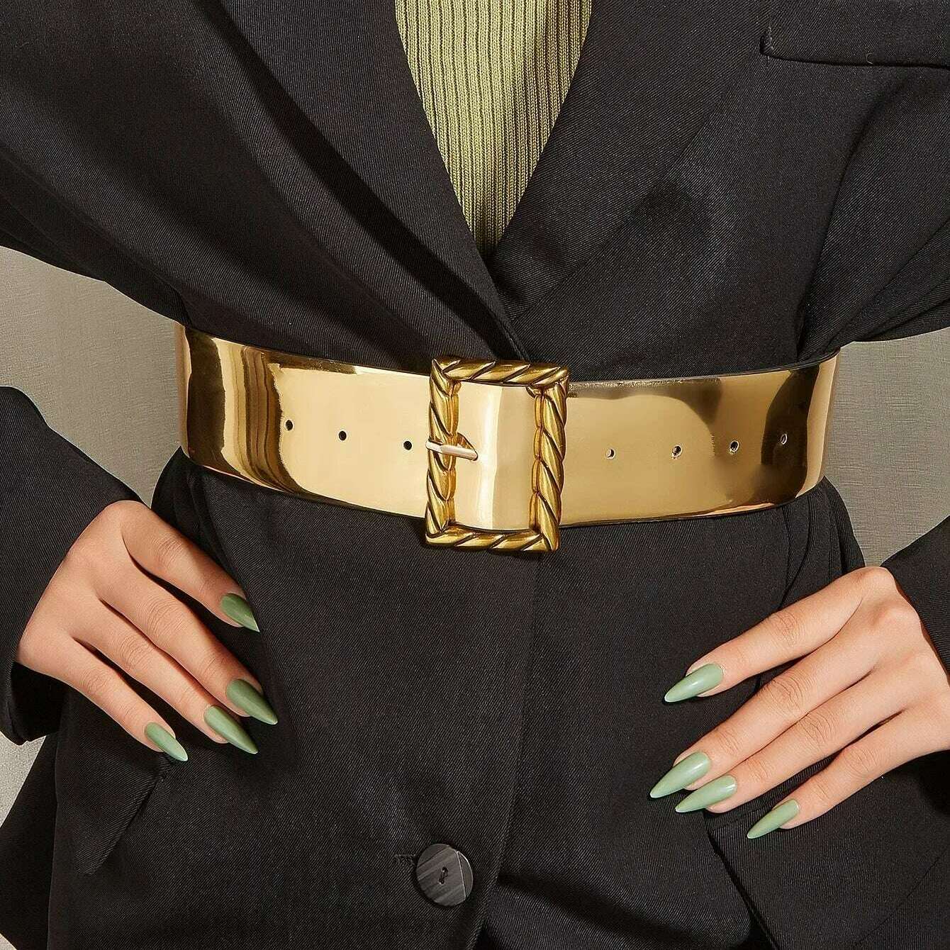 2024 High-Quality Gold Belt for Women