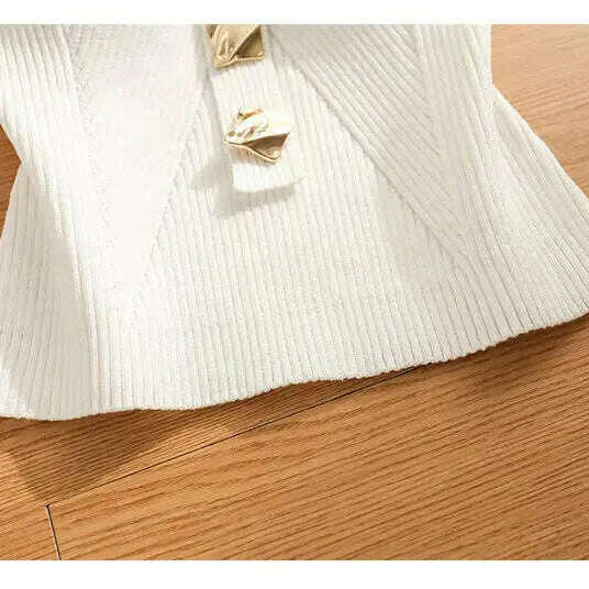 Knitted Camisole Tank Top: Women's Summer Outerwear - D&M Boutique