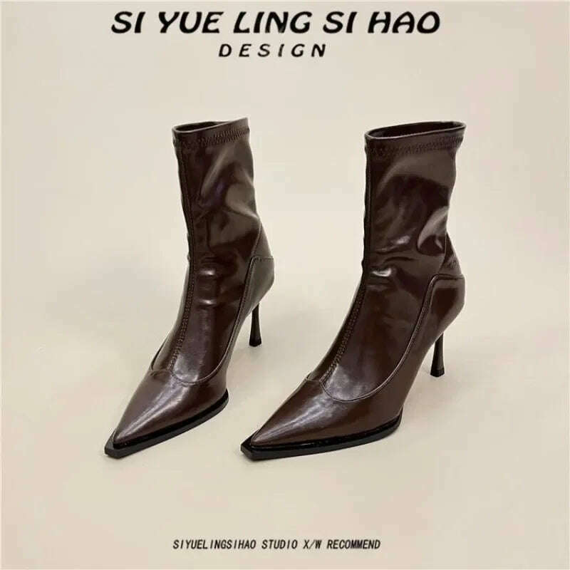 QANZ 2024 High-Quality Women’s Mid-Calf Boots