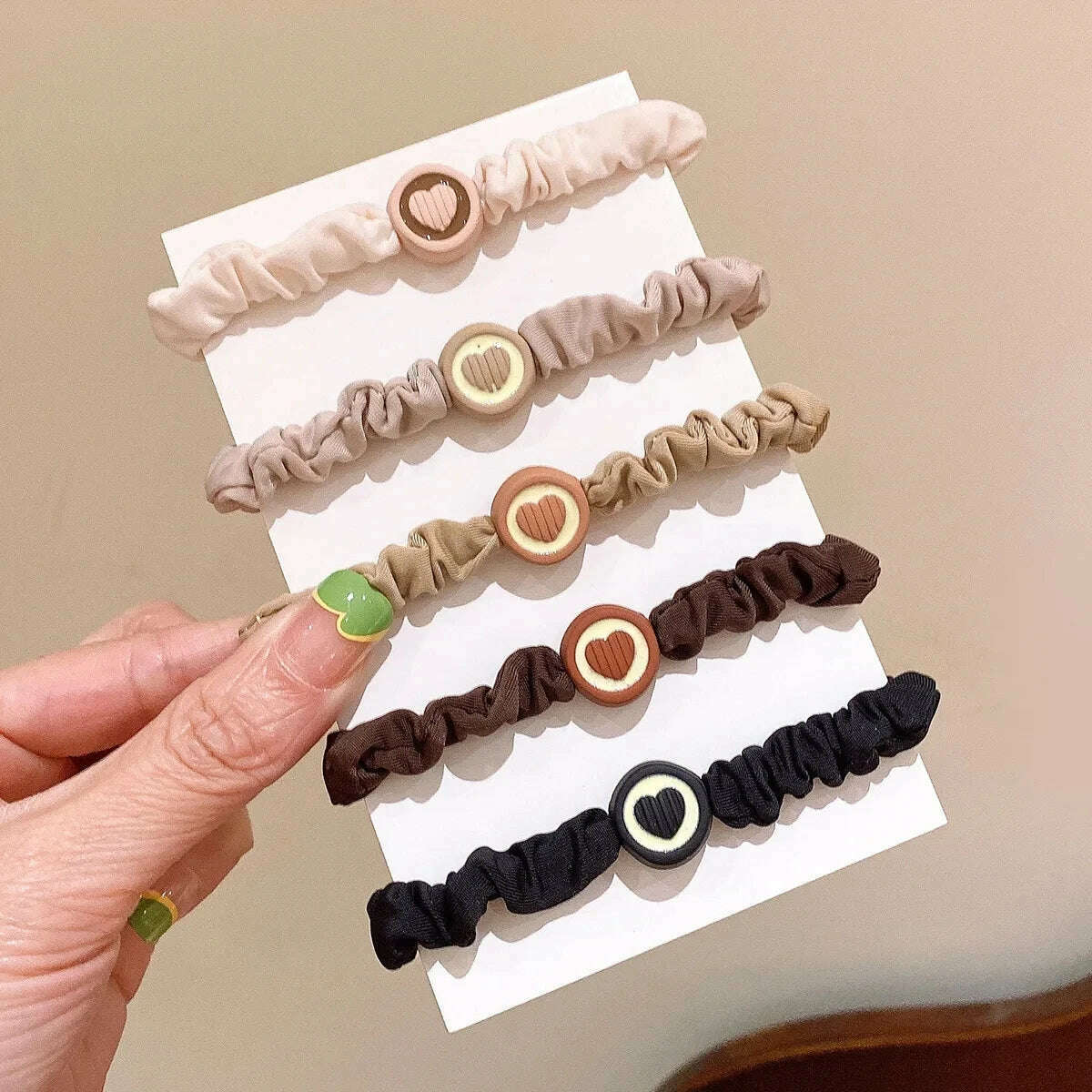 Elastic Hair Ties Scrunchies for Women and Girls