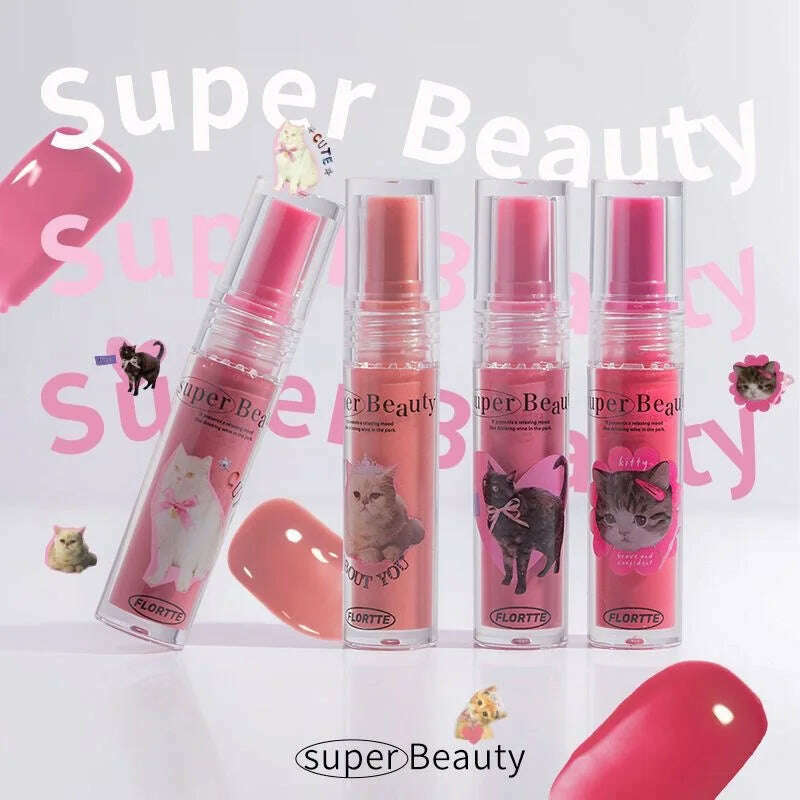 FLORTTE Lip Plumper Gloss – Moisturizing Lip Oil
