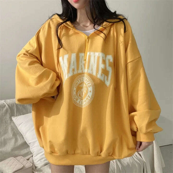 2024 Women's Oversized Casual Warm Zipper Hoodie Jacket - D&M Boutique