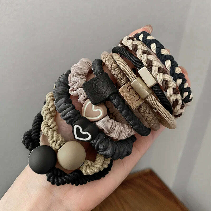 Elastic Hair Ties Scrunchies for Women and Girls