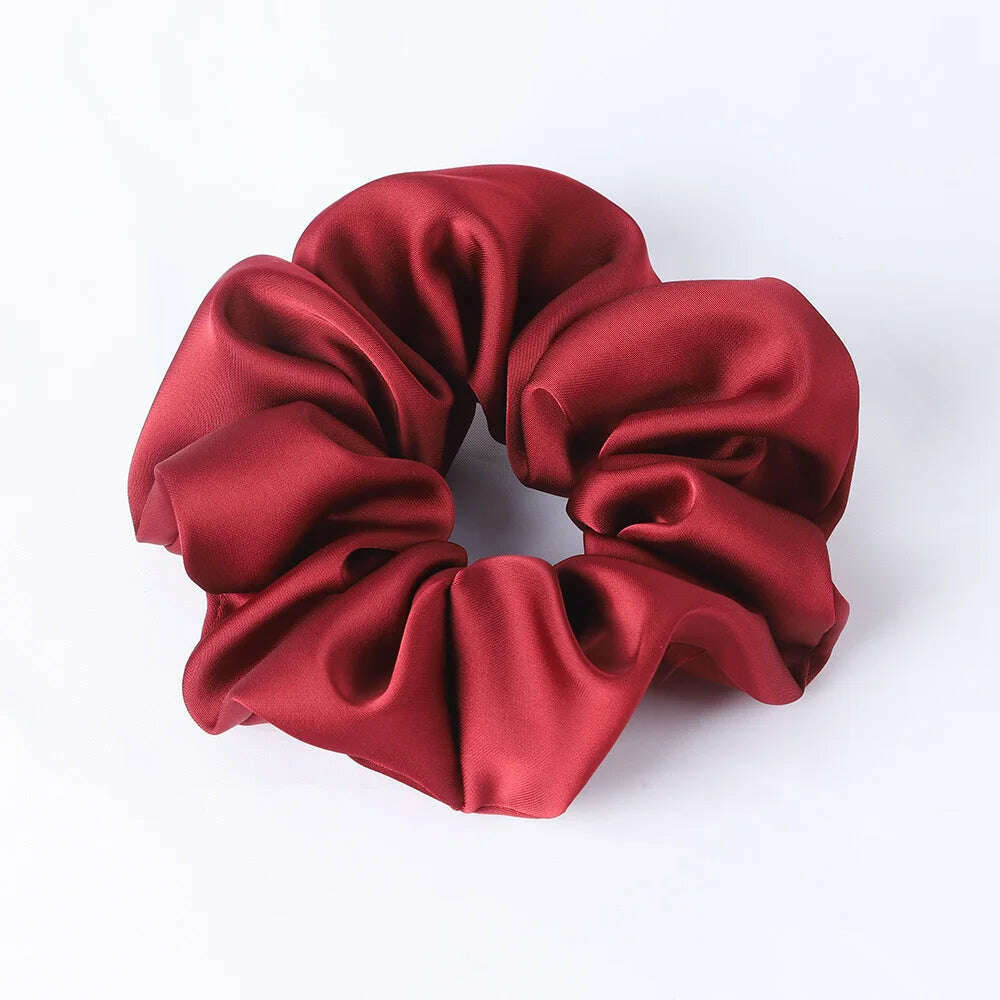 Oversize Satin Scrunchies Elastic Hair Ties
