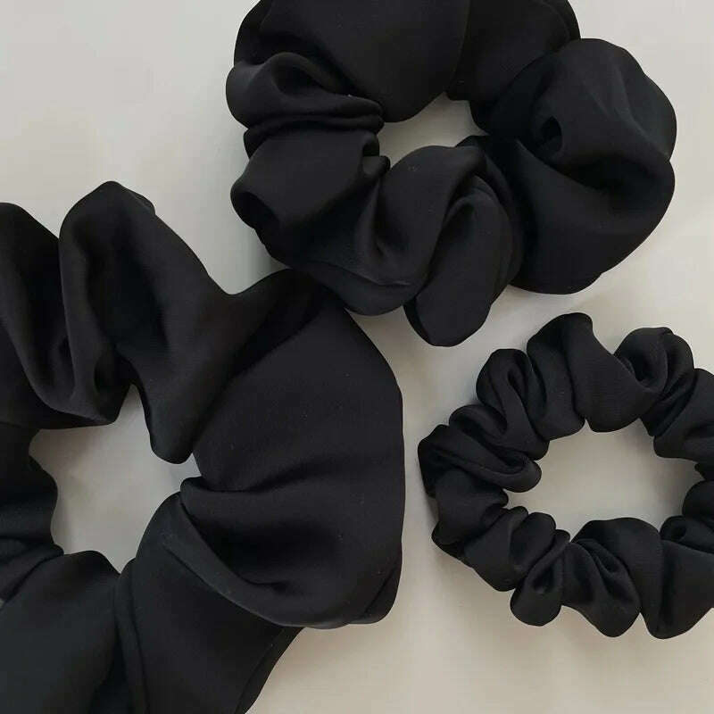 Oversize Satin Scrunchies Elastic Hair Ties