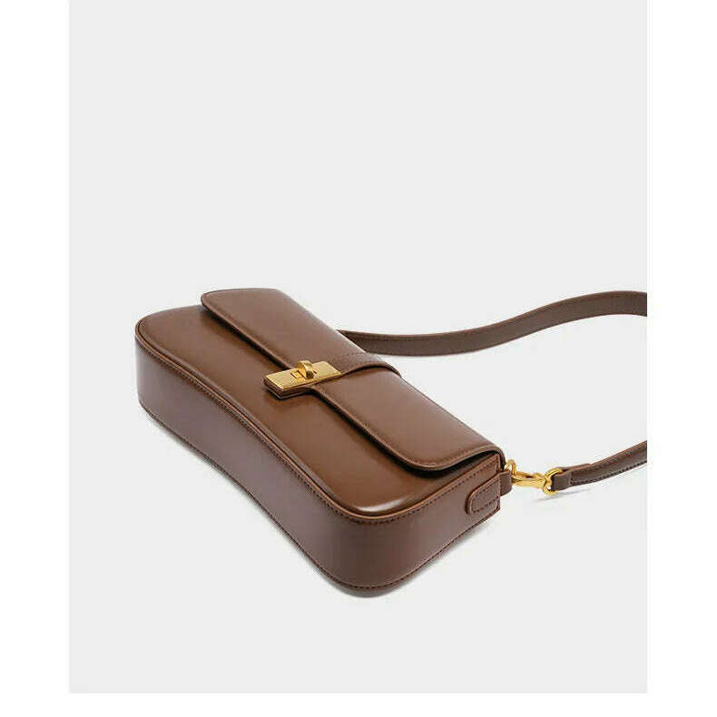 YANATARI Cowhide Leather Crossbody Bag - Vintage Luxury