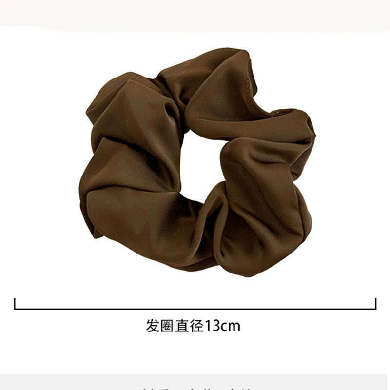 Elegant Silk Elastic Hair Band Scrunchie