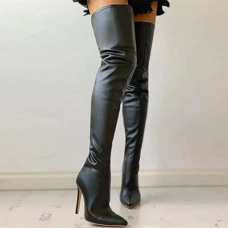 Women's Over-the-Knee High Heel Boots