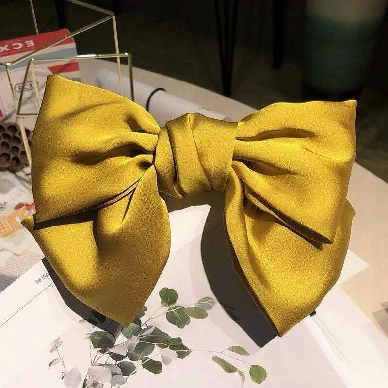 Bow Ribbon Hair Clip for Women