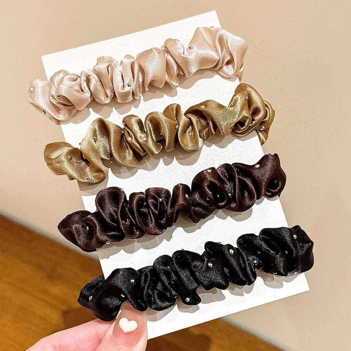 Elastic Hair Ties Scrunchies for Women and Girls