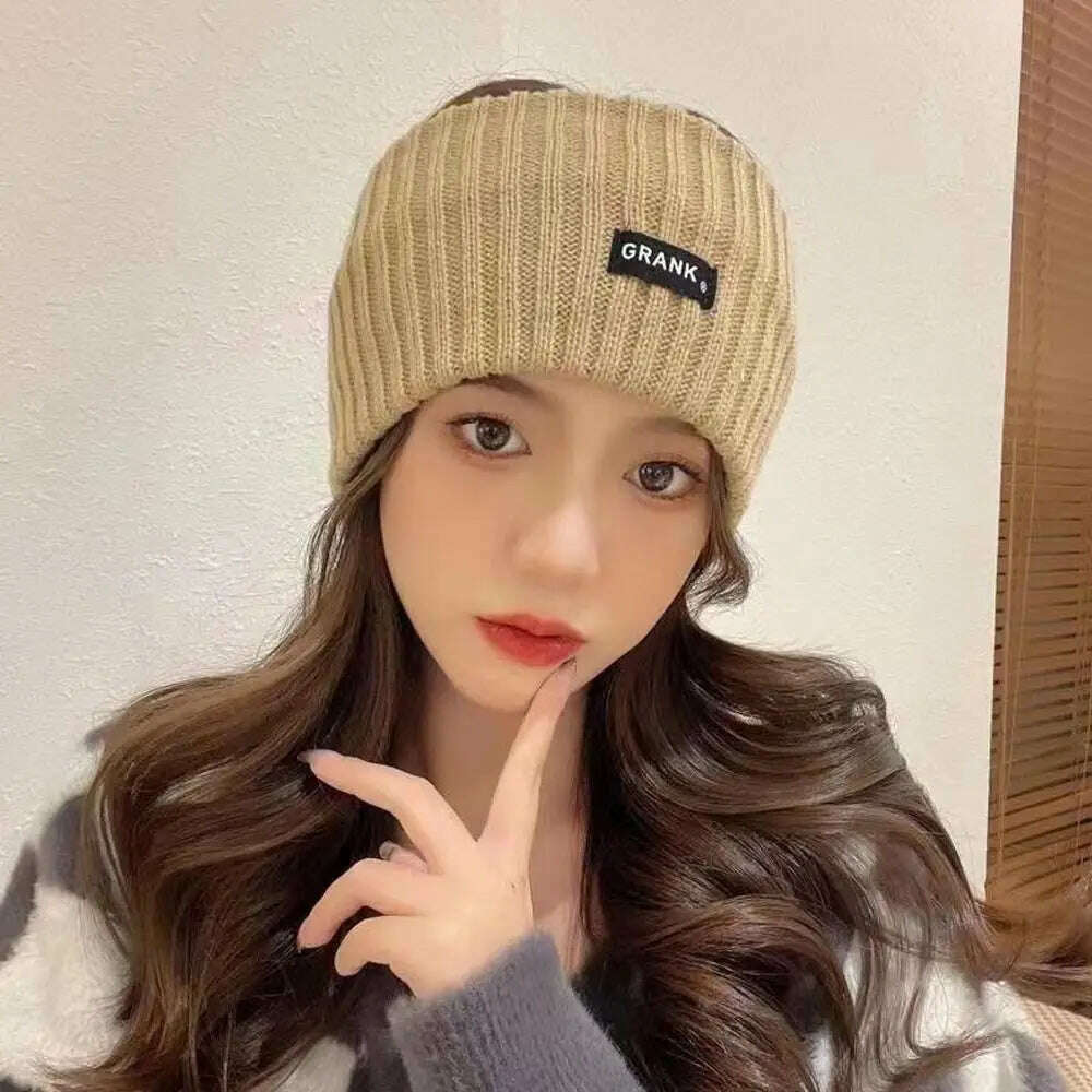 Women Winter Wide Knitted Headband.