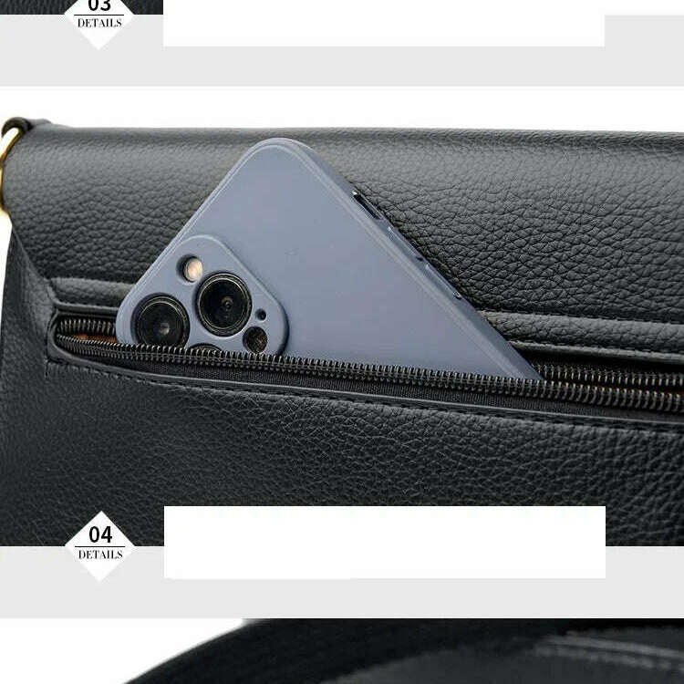 2024 New Trend Fashion Genuine Leather Crossbody Shoulder Bag
