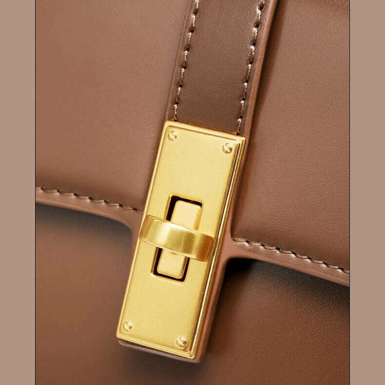 YANATARI Cowhide Leather Crossbody Bag - Vintage Luxury