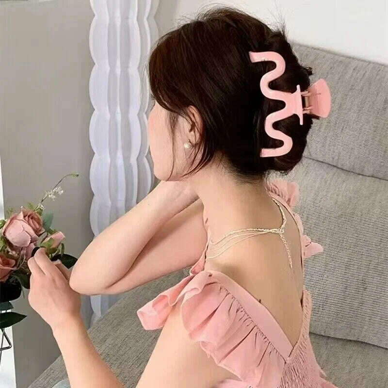 13cm Large Acrylic Geometric Hair Claw Clip for Women
