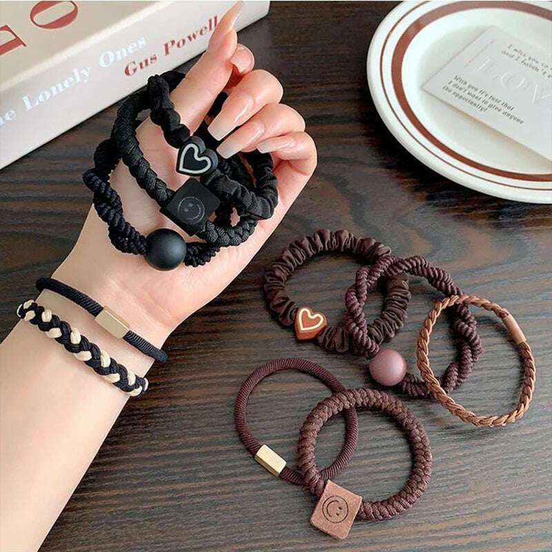 Elastic Hair Ties Scrunchies for Women and Girls