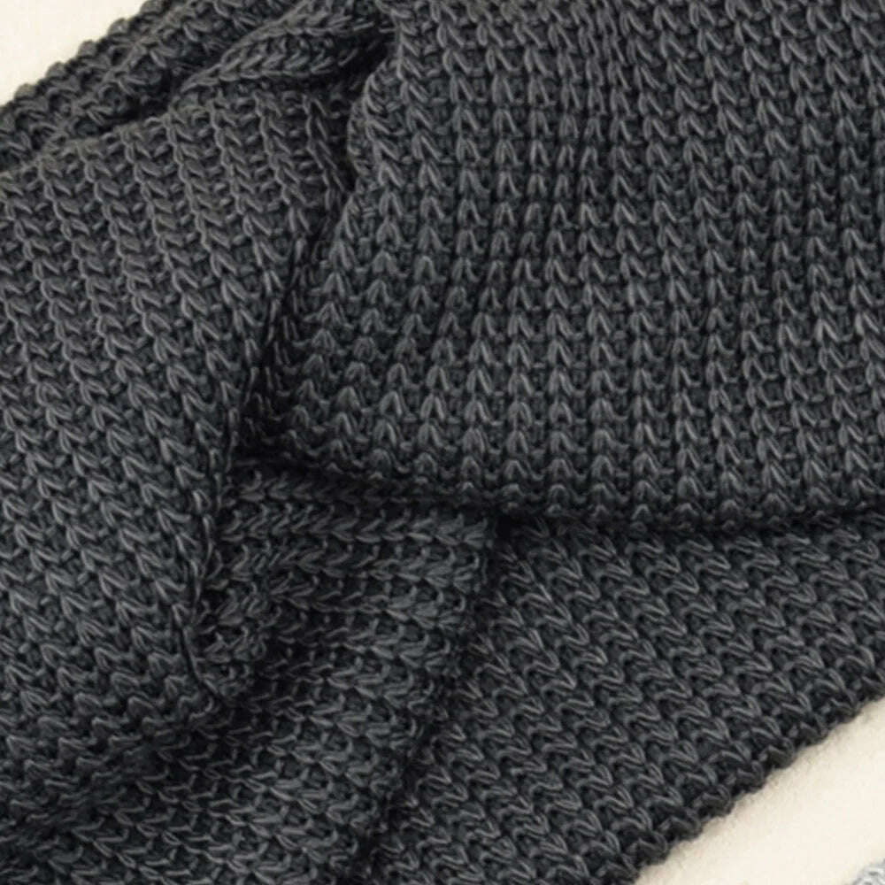 Korean Winter Wide Knitting Cross Headband.