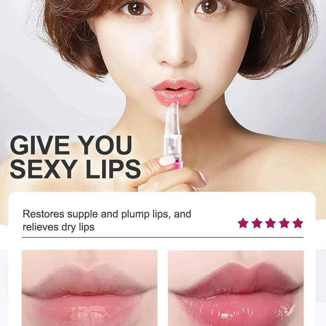RtopR Cherry Blossom Lip Gloss – Hydrating Mask