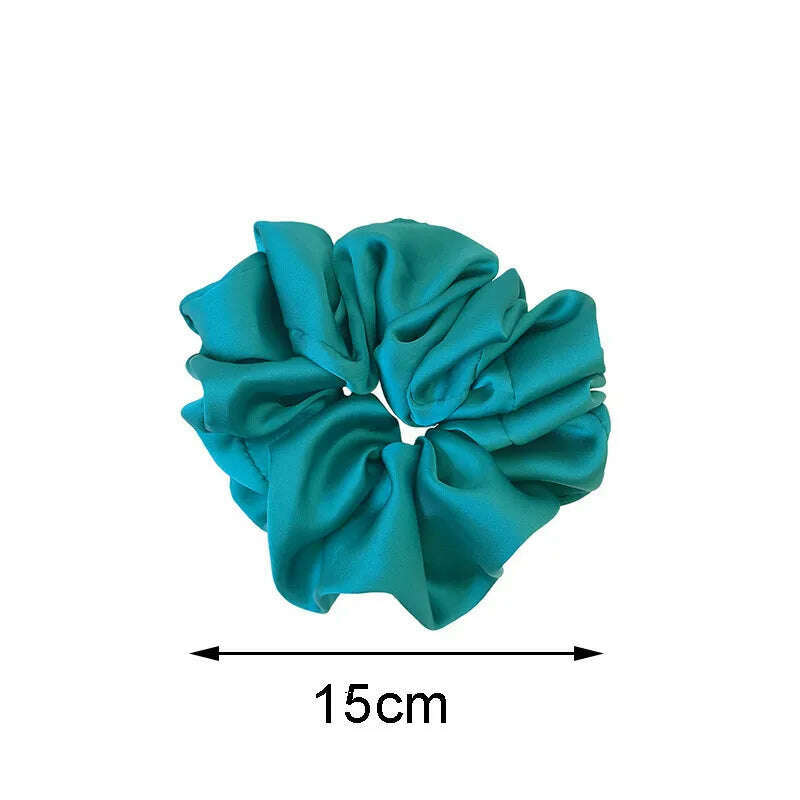 Silky Satin Hair Scrunchies for Women & Girls