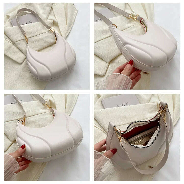 Retro Leather Shoulder Bags - Simple & Stylish Design