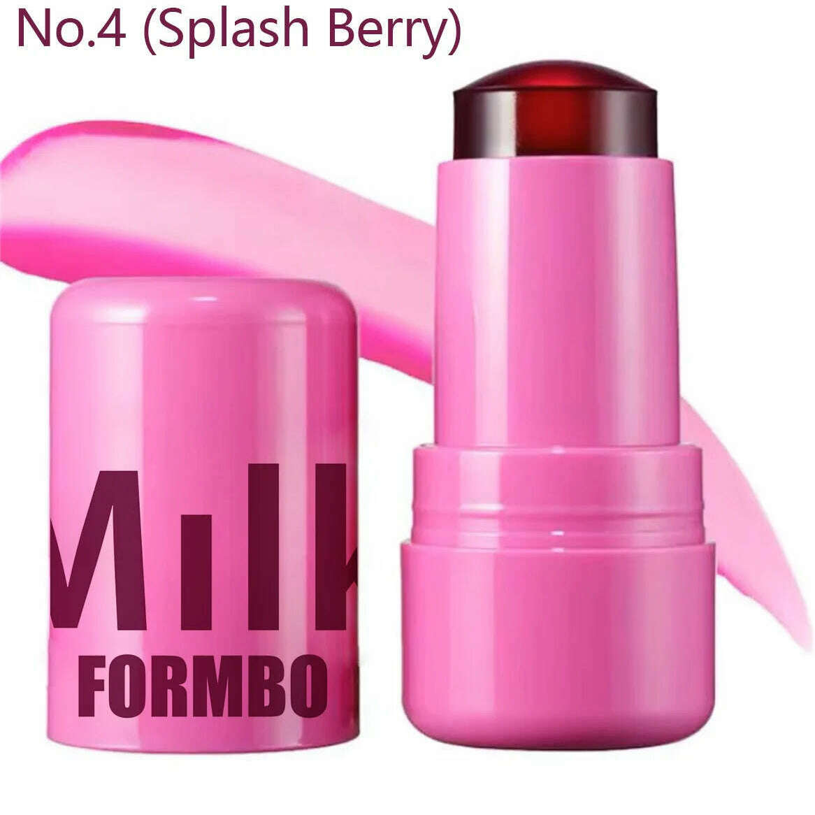 LANBENA Jelly 4-Color Lip Gloss & 3-in-1 Milk Blush Stick