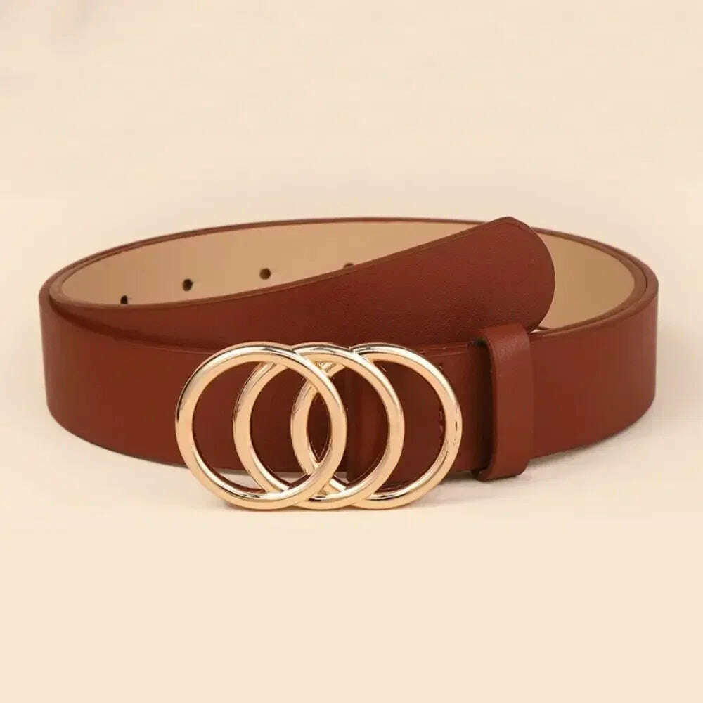 Waist Decoration Fashion Versatile Leather Belt