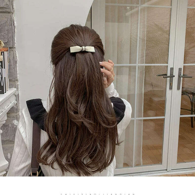 Simple and Elegant Bow Knot Cute Korean Hairpin