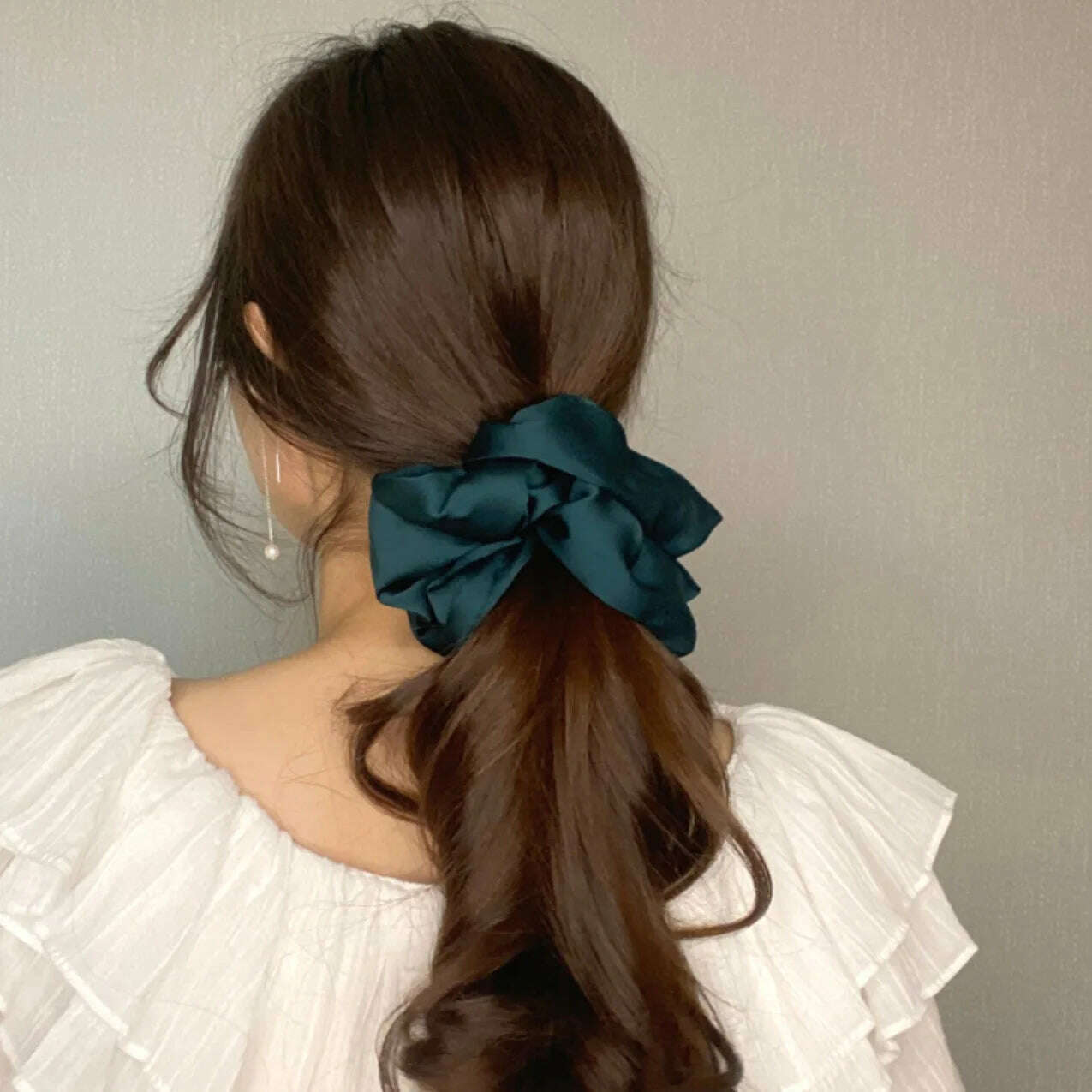 Oversized Silk Scrunchies for Women