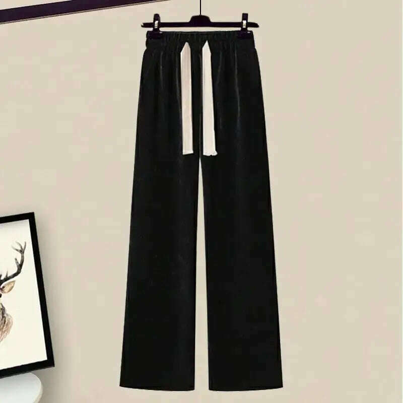 Autumn/Winter 2024 Women's Sweater & Wide-Leg Pants Set - D&M Boutique
