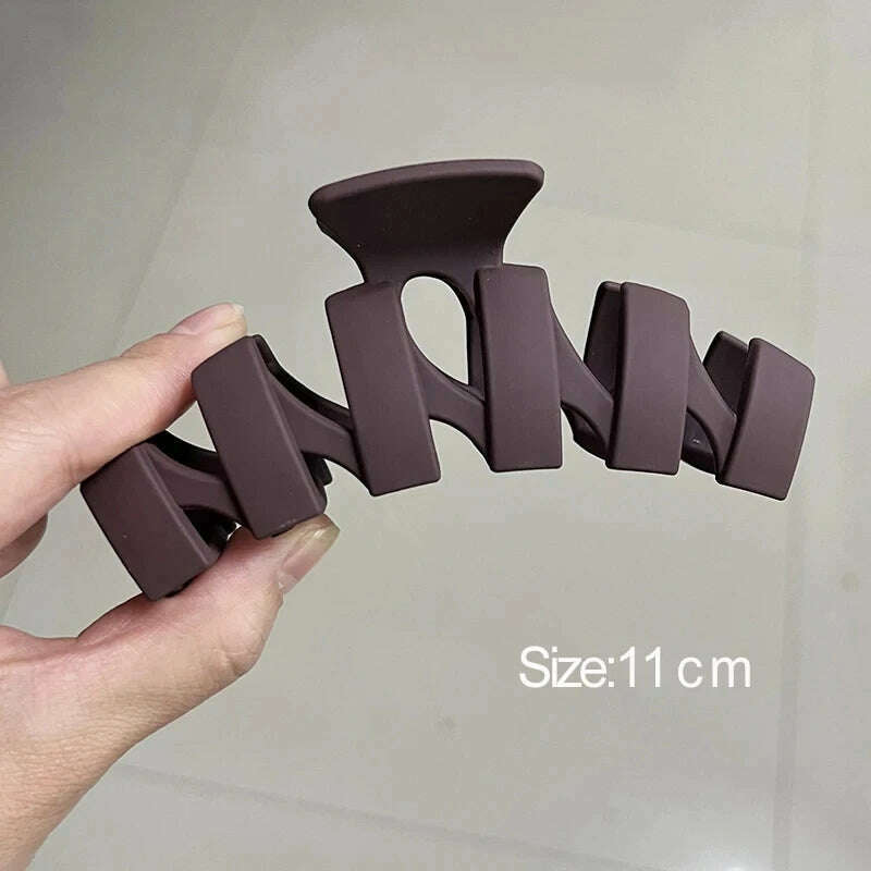 13cm Large Acrylic Geometric Hair Claw Clip for Women