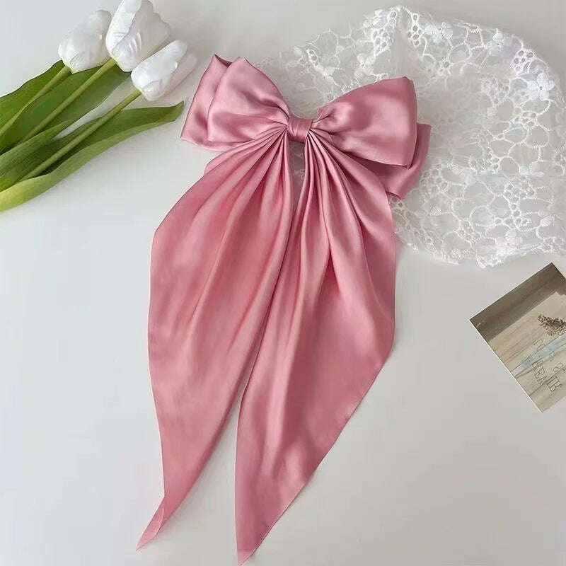 Bow Ribbon Hair Clip for Women