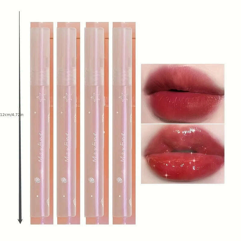 MAXFINE Transparent Water Gloss Lip Balm – Moisturizing Lip Gloss