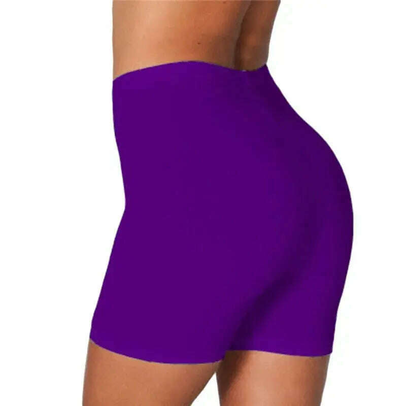Ladies Biker Shorts – Stretch, Soft, Summer Sports Shorts - D&M Boutique