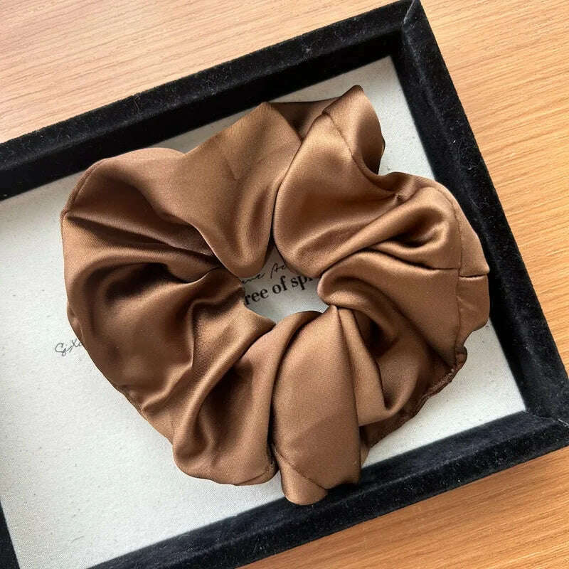 Korea Big Silk Scrunchies for Women